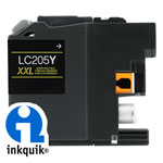 Compatible to replace Brother LC205Y yellow