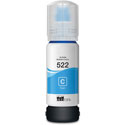 Epson T522 cyan compatible ink bottle