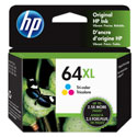 Genuine OEM HP 64XL Tri-Color